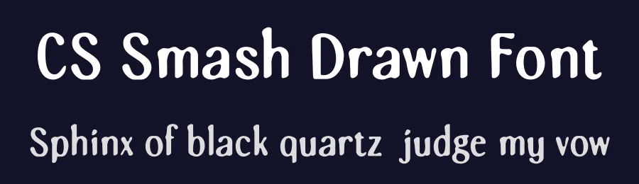 CS Smash Drawn Font by craftsupplyco — Sans Serif Font — thumbnail 2