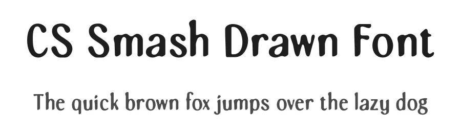 CS Smash Drawn Font by craftsupplyco — Sans Serif Font
