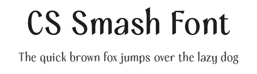 CS Smash Font by craftsupplyco — Display Font