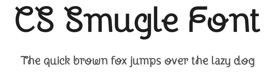 CS Smugle Font by craftsupplyco — Display Font