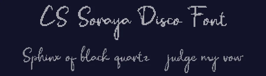 CS Soraya Disco Font by craftsupplyco — Script Handwritten Font — thumbnail 2