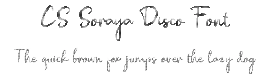 CS Soraya Disco Font by craftsupplyco — Script Handwritten Font