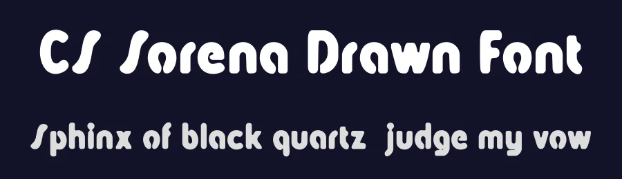 CS Sorena Drawn Font by craftsupplyco — Sans Serif Font — thumbnail 2