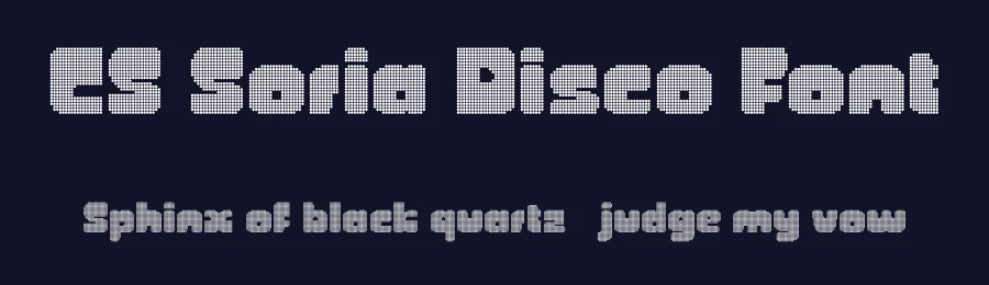 CS Soria Disco Font by craftsupplyco — Display Font — thumbnail 2