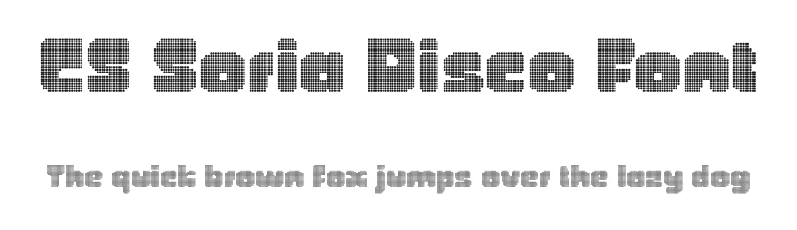 CS Soria Disco Font by craftsupplyco — Display Font