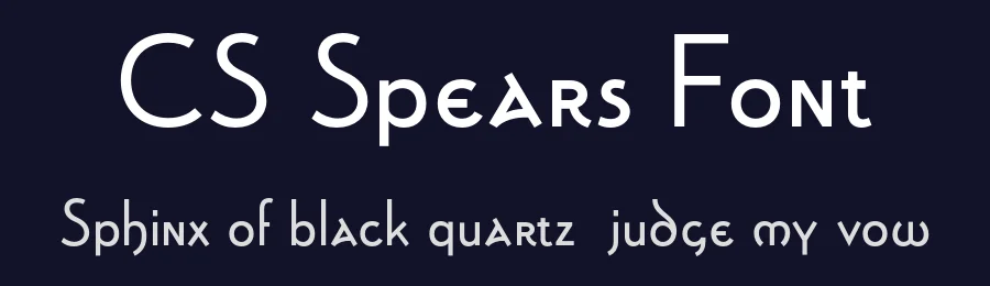 CS Spears Font by craftsupplyco — Display Font — thumbnail 2