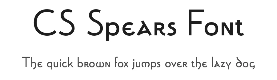 CS Spears Font by craftsupplyco — Display Font