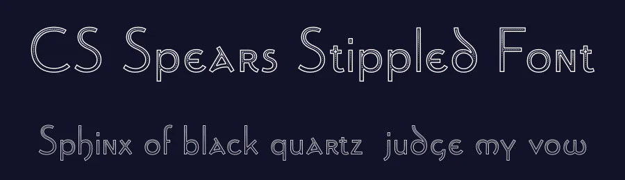CS Spears Stippled Font by craftsupplyco — Script Handwritten Font — thumbnail 2