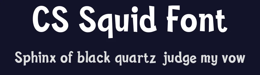 CS Squid Font by craftsupplyco — Display Font — thumbnail 2
