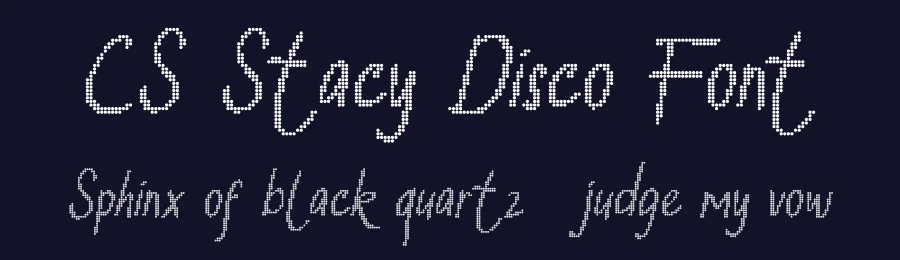 CS Stacy Disco Font by craftsupplyco — Display Font — thumbnail 2