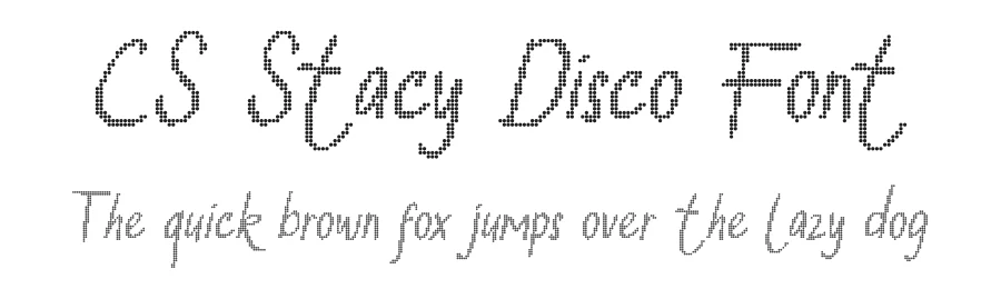 CS Stacy Disco Font by craftsupplyco — Display Font