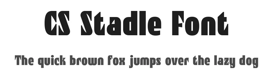 CS Stadle Font by craftsupplyco — Sans Serif Font