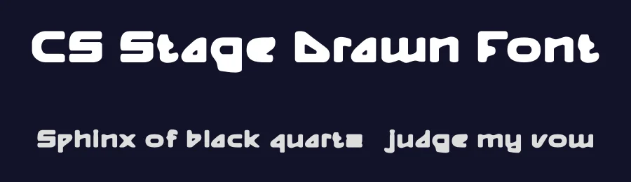 CS Stage Drawn Font by craftsupplyco — Display Font — thumbnail 2