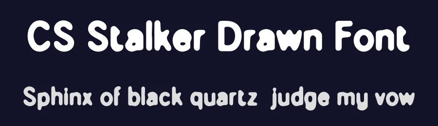 CS Stalker Drawn Font by craftsupplyco — Sans Serif Font — thumbnail 2