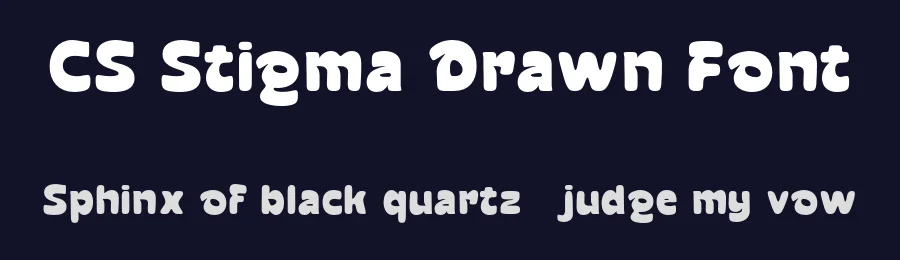 CS Stigma Drawn Font by craftsupplyco — Sans Serif Font — thumbnail 2