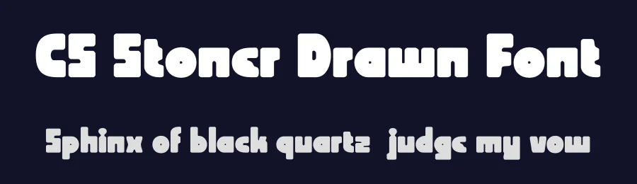 CS Stoner Drawn Font by craftsupplyco — Display Font — thumbnail 2