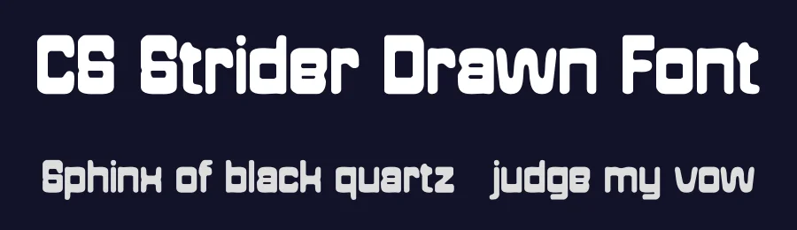 CS Strider Drawn Font by craftsupplyco — Display Font — thumbnail 2