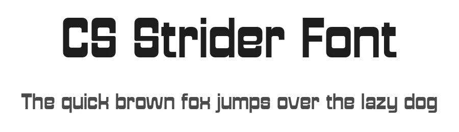 CS Strider Font by craftsupplyco — Display Font