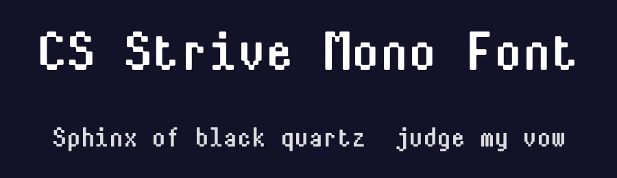 CS Strive Mono Font by craftsupplyco — Display Font — thumbnail 2