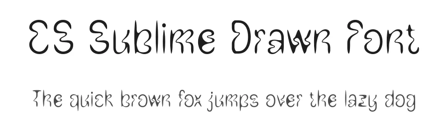 CS Sublime Drawn Font by craftsupplyco — Display Font
