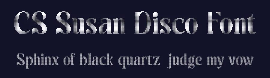 CS Susan Disco Font by craftsupplyco — Display Font — thumbnail 2