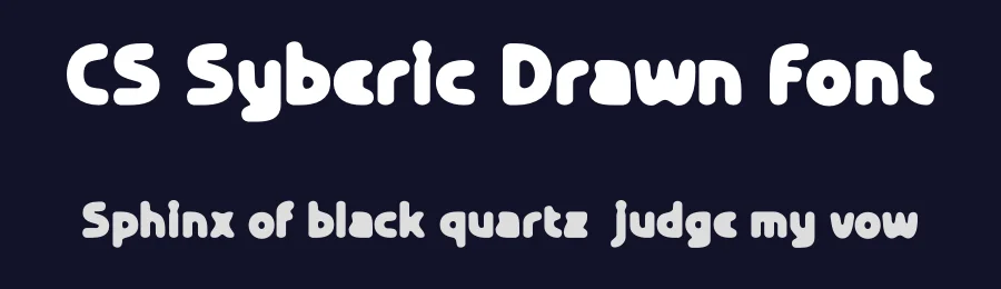 CS Syberic Drawn Font by craftsupplyco — Display Font — thumbnail 2