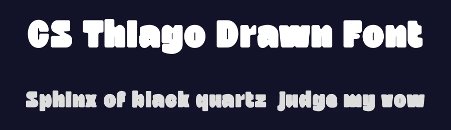 CS Thiago Drawn Font by craftsupplyco — Display Font — thumbnail 2