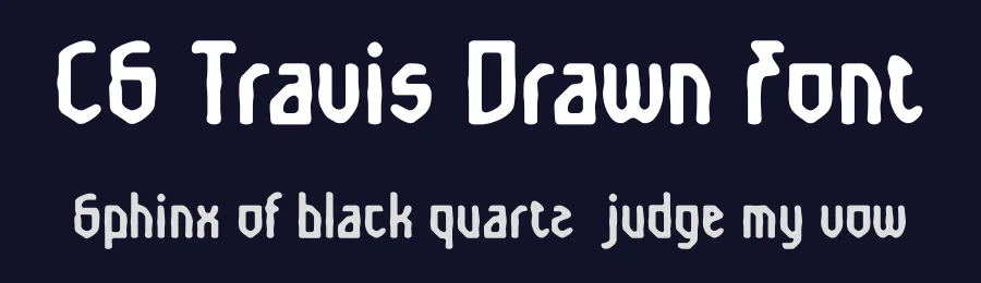 CS Travis Drawn Font by craftsupplyco — Display Font — thumbnail 2