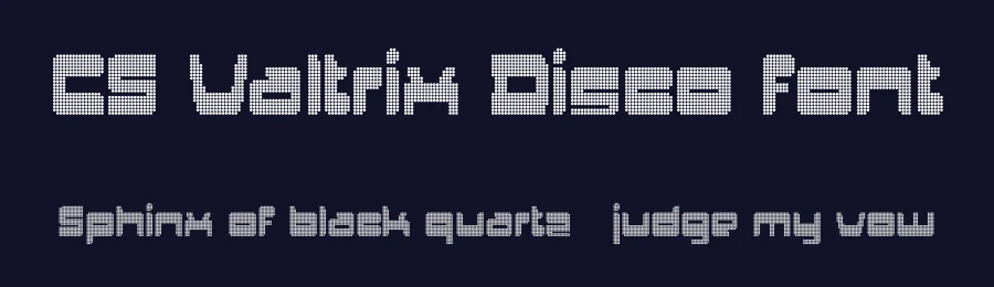 CS Valtrix Disco font by craftsupplyco — Display Font — thumbnail 2