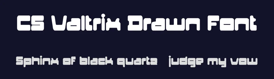 CS Valtrix Drawn Font by craftsupplyco — Display Font — thumbnail 2