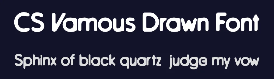 CS Vamous Drawn Font by craftsupplyco — Display Font — thumbnail 2