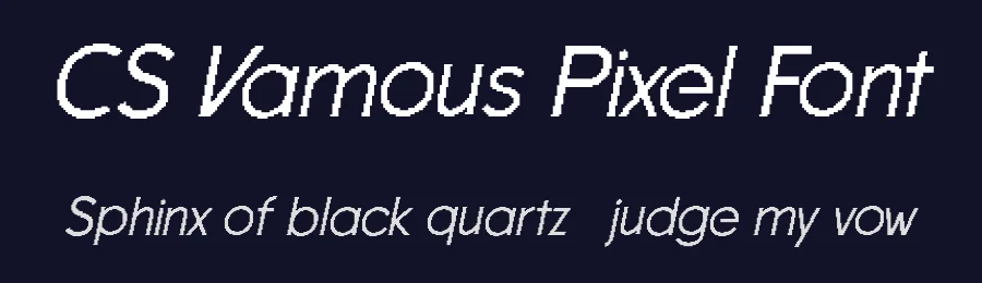CS Vamous Pixel Font by craftsupplyco — Display Font — thumbnail 2