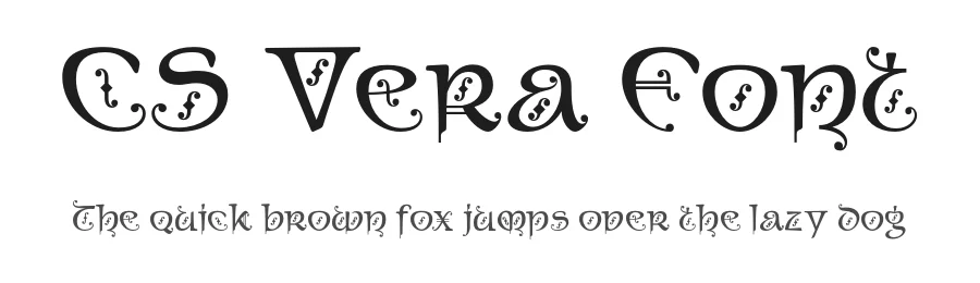 CS Vera Font by craftsupplyco — Display Font