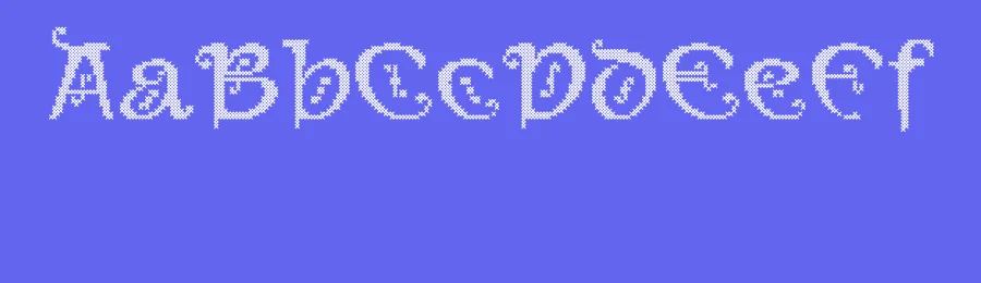 CS Vera Stitched Font by craftsupplyco — Display Font — thumbnail 3