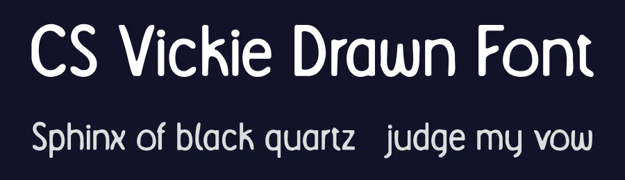 CS Vickie Drawn Font by craftsupplyco — Sans Serif Font — thumbnail 2