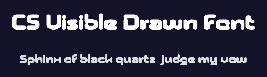 CS Visible Drawn Font by craftsupplyco — Display Font — thumbnail 2
