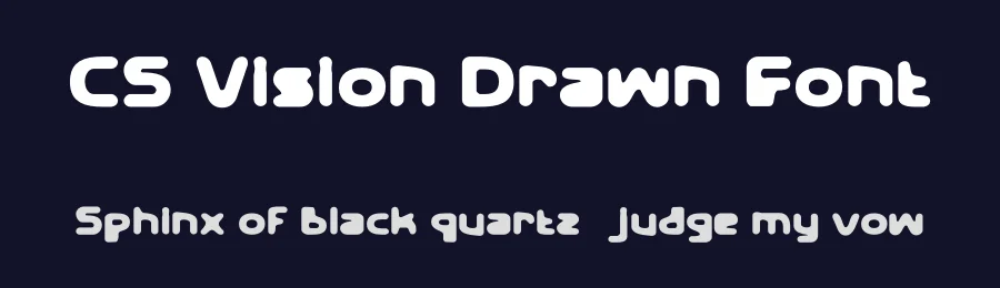 CS Vision Drawn Font by craftsupplyco — Display Font — thumbnail 2