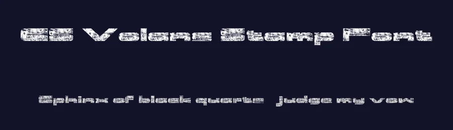 CS Volans Stamp Font by craftsupplyco — Sans Serif Font — thumbnail 2