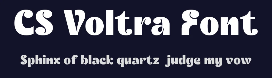 CS Voltra Font by craftsupplyco — Display Font — thumbnail 2