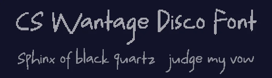 CS Wantage Disco Font by craftsupplyco — Display Font — thumbnail 2