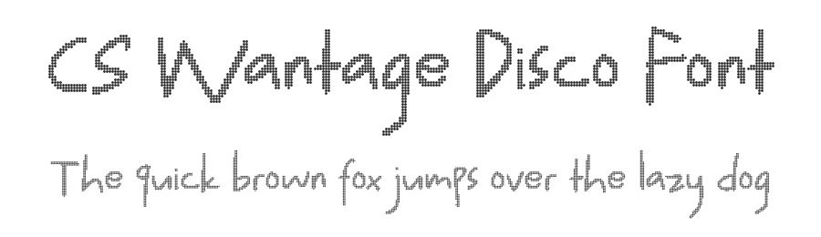 CS Wantage Disco Font by craftsupplyco — Display Font