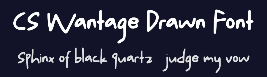 CS Wantage Drawn Font by craftsupplyco — Script Handwritten Font — thumbnail 2