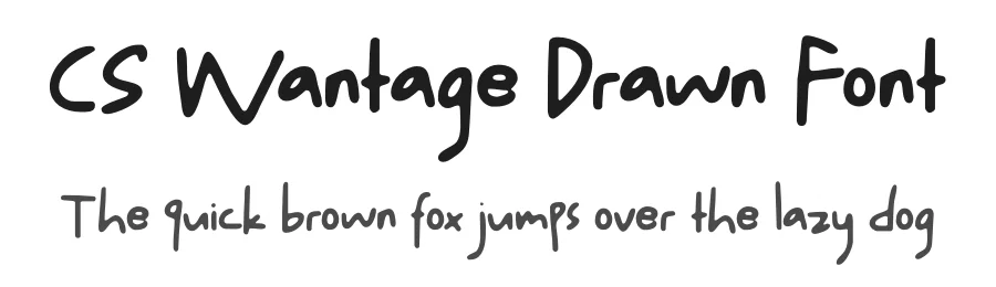 CS Wantage Drawn Font by craftsupplyco — Script Handwritten Font