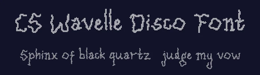 CS Wavelle Disco Font by craftsupplyco — Display Font — thumbnail 2