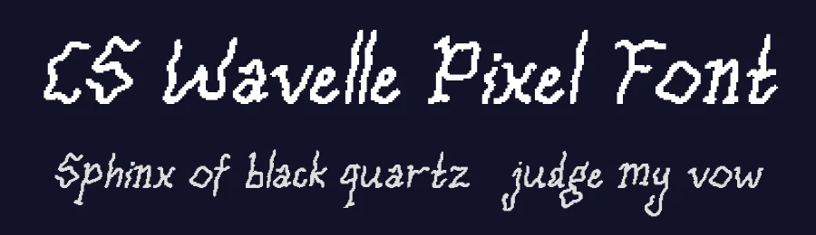 CS Wavelle Pixel Font by craftsupplyco — Display Font — thumbnail 2