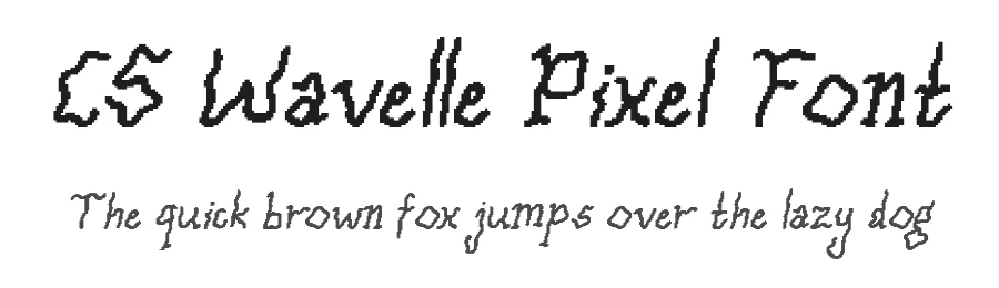 CS Wavelle Pixel Font by craftsupplyco — Display Font