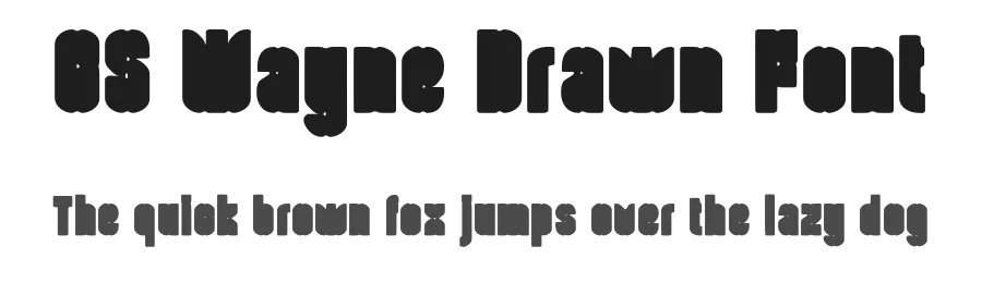 CS Wayne Drawn Font by craftsupplyco — Display Font