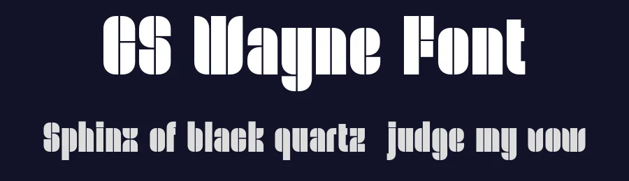 CS Wayne Font by craftsupplyco — Sans Serif Font — thumbnail 2