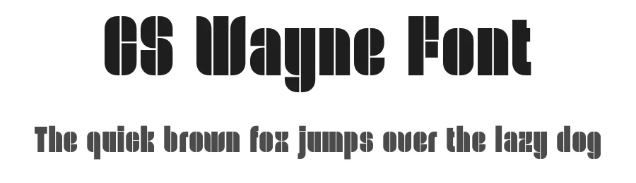 CS Wayne Font by craftsupplyco — Sans Serif Font