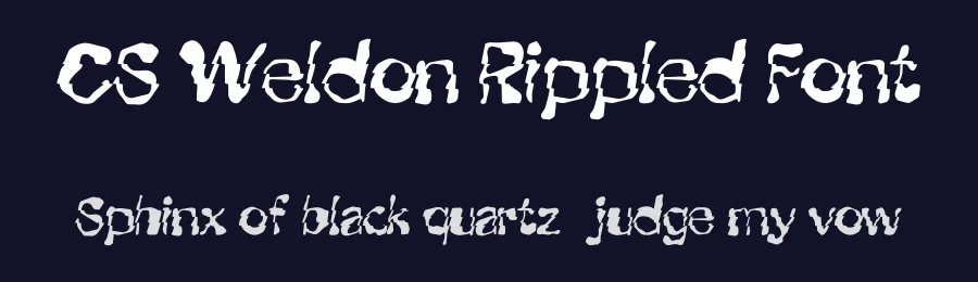 CS Weldon Rippled Font by craftsupplyco — Display Font — thumbnail 2